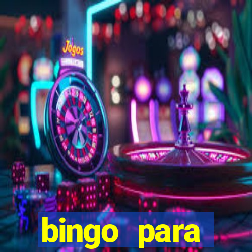 bingo para despedida de solteira para imprimir